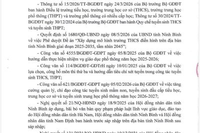 KẾ HOẠCH TUYỂN SINH LỚP 6 TRƯỜNG THCS TRẦN PHÚ NĂM HỌC 2026-2027